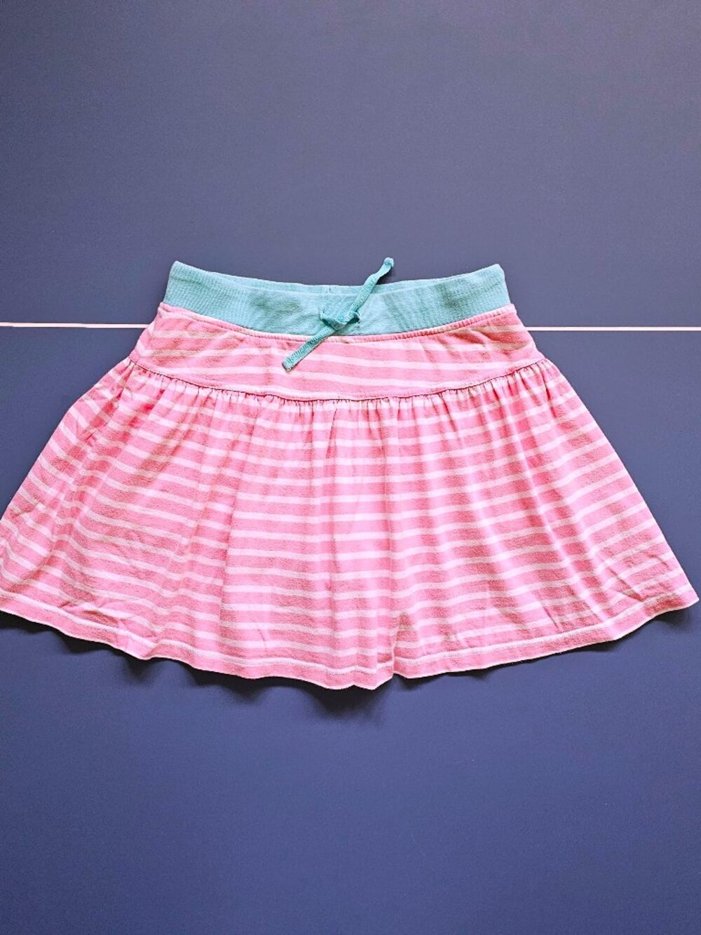 Mini Boden Skort Girls 13 14 pink stripes Skater Lined Shorts Skirt Y2K cotton